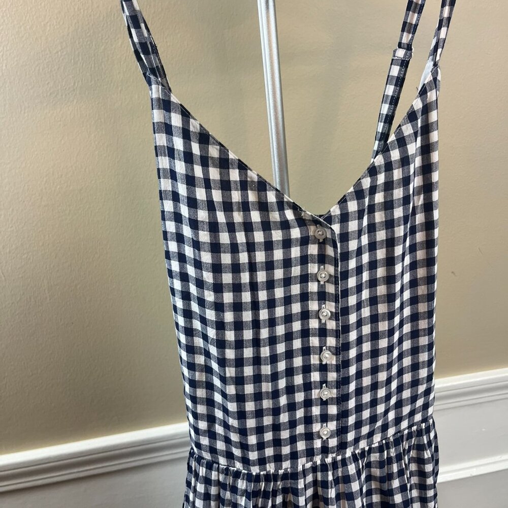 NWOT Old Navy Tiered Gingham Printed Maxi Cami Swing Dress - Large - Picture 2 of 8